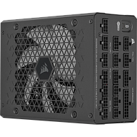 CP-9020309-EU Блоки питания/ Power Supply Corsair HX1500i, Model RPS0132, 1500W 80+ Platinum (ATX, 3.1, PCIe 5.1, Full modular, 1x24(20+4)pin, 2x8-Pin to 12V-2x6 Cable, 3x4+4-pin CPU +12V (EPS), 6x4-pin Molex, 4x6+2-pin PCIe, 8xSATA3, 1xUSB Type-C, Active