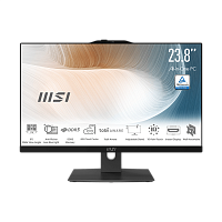 9S6-AE0721-1475 Моноблок/ MSI Modern AM242P 1M-1031XRU 23.8"(1920x1080 IPS)/Intel Core 5 120U(1.4Ghz)/8192Mb/512PCISSDGb/noDVD/Int:Intel® Graphics/Cam/BT/WiFi/war 1y/4.65kg/Black/noOS + Wireless KB+M