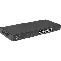 SG2218P Коммутатор/ JetStream™ 18-Port Gigabit Smart Switch with 16-Port PoE+