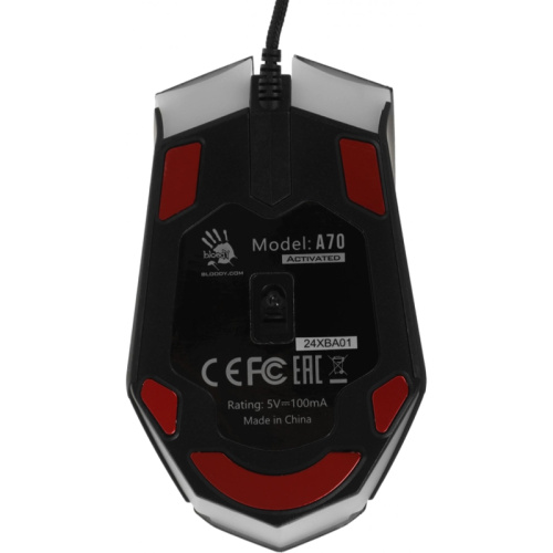 A70ACTIVATED Мышь A4Tech Bloody A70A черный оптическая 6200dpi USB 7but (A70 ACTIVATED) фото 6 A70ACTIVATED Мышь A4Tech Bloody A70A черный оптическая 6200dpi USB 7but (A70 ACTIVATED) фото 6