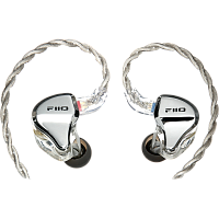 6953175741121 внутриканальные наушники/ FIIO JH5 Серебристый