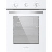 EOEC516W Шкаф духовой электрический MAUNFELD EOEC516W/ 448х546х595 мм, Независимый тип установки, класс энергопотребления А, 7 основных режимов, механическое управление, двойное стекло дверцы, металлическая ручка дверцы, холодный фронт, объем 51 л, конвек