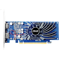 90YV0AT2-M0NA00 Видеокарта ASUS GT1030 2GB GDDR5 64bit DVI HDMI 1FAN LP RTL {20} (743333) [GT1030-2G-BRK]