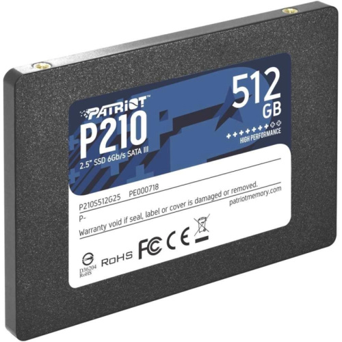 P210S512G25 Твердотельный накопитель Patriot SATA-III 512GB P210S512G25 P210 2.5" [P210S512G25] фото 4