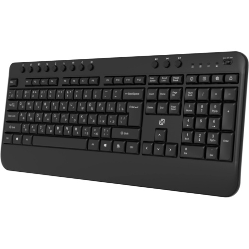 2070286 Клавиатура Oklick K257W черный USB беспроводная Multimedia (подставка для запястий) (2070286) фото 10 2070286 Клавиатура Oklick K257W черный USB беспроводная Multimedia (подставка для запястий) (2070286) фото 10
