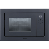FMI120G Встраиваемая микроволновая печь SMEG/ Коллекция: Linea, Дисплей: TFT, Гриль: Есть, Полезный объем, л: 20, Высота, см: 39