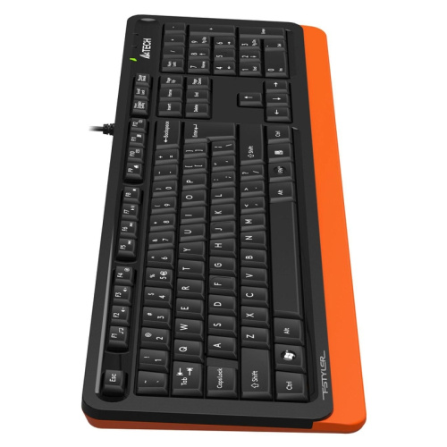 FKS10ORANGE Клавиатура A4Tech Fstyler FKS10 черный/оранжевый USB (FKS10 ORANGE) фото 7