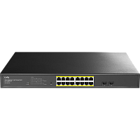GS1016EPS2 Коммутатор/ 16-Port 10/100/1000M PoE+ Switch 200W, 16-Port 10/100/1000M PoE+ ports, 802.3at/af, 2-1000 BASE-X SFP Slot, Local Management via Web GUI, support STP/RSTP, 802.1ab LLDP, Loop Detection, QoS, VLAN, SNMP, IGMP Snooping, DHCP Snooping,