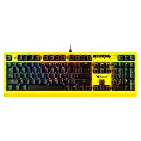 B810RC(PUNKYELLOW) Клавиатура A4Tech Bloody B810RC Punk механическая желтый/черный USB for gamer LED