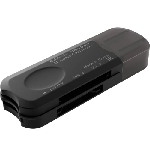 83262 Defender Универсальный картридер Ultra Swift USB 2.0, 4 слота фото 2 83262 Defender Универсальный картридер Ultra Swift USB 2.0, 4 слота фото 2