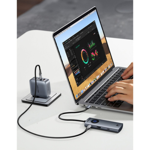 TQXHB Мультифункциональный хаб Vention USB-C 5 в 1 HDMI 8K фото 2