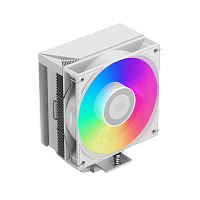 RT500TCARGBWH Кулер для процессора/ CPU Cooler PCCooler RT500 TC ARGB WH (245W, 4-pin PWM, 152mm, Al/Cu, 5x6mm, ARGB, 1x120mm, 73.32CFM, 34.9dBA, 2200RPM, S: 1851/1700/1200/115X, AM5/AM4, white)