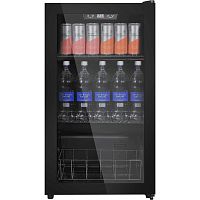 Холодильный шкаф для напитков MAUNFELD/ Холодильный шкаф для напитков, ВхШхГ 870х480х430 мм, 49 бутылок, 85 л, 40 дБ, 87х43х48 см, сенсорное управление, цвет: черный