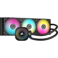 CW-9061018-WW Система жидкостного охлаждения/ Water Cooling System Corsair iCUE LINK TITAN 360 RX RGB (360mm, Black, RGB/ Fans: 3x120mm, 73.5CFM, 36dBA, 2100RPM/ S: 1851, 1700, AM5, AM4)