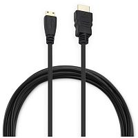 BHP-MINHDMI-3 Кабель аудио-видео Buro mini-HDMI (m)/HDMI (m) 3м. черный (BHP-MINHDMI-3)