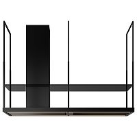 CEUI75.E0P2#ZZZN490F Вытяжка FALMEC EUROPA BLACK 175, серия Design, 175 см, островная, электронное/кнопочное управление, светодиодное освещение Dynamic Led Light, периметральное всасывание, 4 скорости, отвод/циркуляция, интенсивный режим, макс. производит