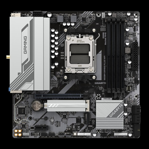 B650MGAMINGPLUSWIFI_Gigabyte Материнская плата Gigabyte B650M GAMING PLUS WIFI, RTL фото 2 B650MGAMINGPLUSWIFI_Gigabyte Материнская плата Gigabyte B650M GAMING PLUS WIFI, RTL фото 2