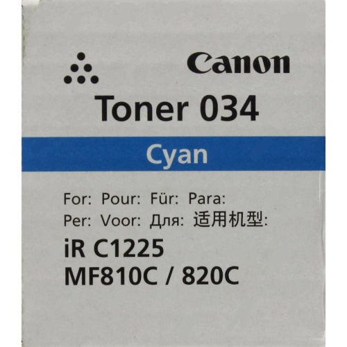 9453B001 Тонер/ TONER 034 CYAN фото 3