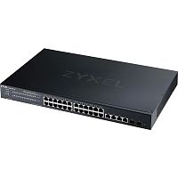 XMG1915-18EP-EU0101F Коммутатор/ Multigigabit Smart L3 Lite switch Zyxel NebulaFlex XMG1915-18EP, rack 19", 16xRJ-45: 1/2.5G (8 of them PoE++), 2xSFP+, PoE budget 180 W