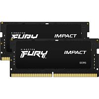 KF548S38IBK2-16 Память оперативная/ Kingston 16GB 4800MT/s DDR5 CL38 SODIMM (Kit of 2) FURY Impact PnP
