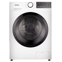 KWM45IS148 Стиральная машина с паром KORTING/ Стиральная машина с паром KORTING, узкая (45см), загрузка 8 кг, 15 программ, 1400 об/мин, LED дисплей, сенсорное управление, инверторный мотор, отложенный старт, контроль баланса барабана, энергоэффективность