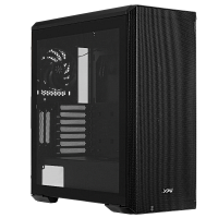 DEFENDER-BKCWW Корпус XPG DEFENDER BLACK [DEFENDER-BKCWW] (Midi-Tower, черный, TG, 120mm fan*3)