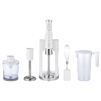 KHB0311Polar Погружной блендер KORTING/ Погружной блендер KORTING, мощность 1200 Вт,объем чаши 500 мл, механическое/кнопочное управление, 4 насадки (блендер, измельчитель, миксер, насадка для пюре), 6 скоростей, турборежим, цвет белый