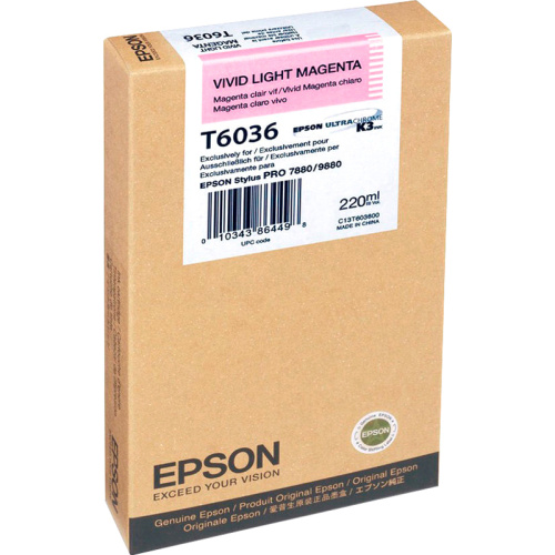 C13T603600 Картридж/ Epson I/C SP-7880/9880 220ml Vivid LM фото 2 C13T603600 Картридж/ Epson I/C SP-7880/9880 220ml Vivid LM фото 2