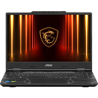 9S7-15Q342-256 Ноутбук MSI Cyborg 15 B2RWFKG-071US Core 7 240H 16Gb SSD512Gb NVIDIA GeForce RTX 5060 8Gb 15.6" IPS FHD (1920x1080) Windows 11 Multi Language grey WiFi BT Cam (9S7-15Q342-256)