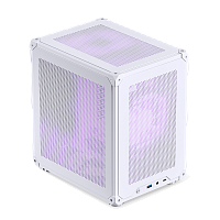 C6White Корпус без блока питания/ Case JONSBO C6, Mini-Tower, no fan, 1xUSB-A 3.2 + 1xUSB-C 3.2, mATX, mITX White