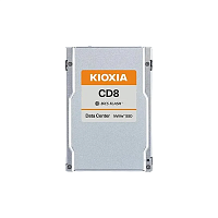 KCD81RUG7T68 Серверный твердотельный накопитель/ KIOXIA SSD CD8-R, 7680GB, U.3(2.5" 15mm), NVMe 1.4, PCIe 4.0 x4, TLC, R/W 7100/6000 MB/s, IOPs 1500K/200K, DWPD 1 (12 мес.) SIE