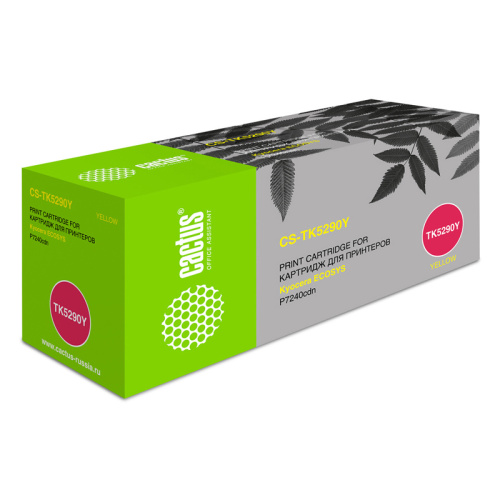 CS-TK5290Y -/ Картридж лазерный Cactus CS-TK5290Y TK-5290Y желтый (13000стр.) для Kyocera Ecosys P7240cdn