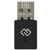 DWA-BT5-AC600C Сетевой адаптер Wi-Fi + Bluetooth Digma DWA-BT5-AC600C AC600 USB 2.0 (ант.внутр.) 1ант.