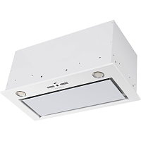 Fantasy1000ST60WhiteGlass Кухонная вытяжка MAUNFELD/ Кухонная вытяжка MAUNFELD Fantasy 1000ST 60, полновстраиваемая, 4 скорости, электронное управление, таймер, энергоэффективность В, уровень шума 52 дБ ,цвет белое стекло