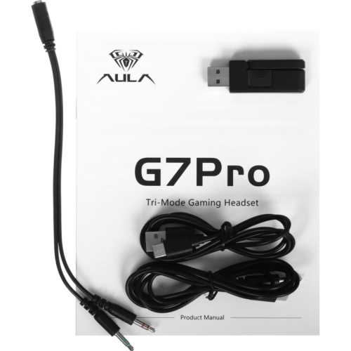 6978080505323 Гарнитура/ Беспроводная гарнитура AULA G7pro Чёрный фото 7 6978080505323 Гарнитура/ Беспроводная гарнитура AULA G7pro Чёрный фото 7