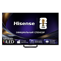 75U7SPRO Телевизор ЖК 75'' Hisense/ 75", Ultra HD, Mini LED, ADS, Local Dimming Zones 1100, 4K 48-165Hz, 2K 48-330Hz, Smart TV (HomeOS U9.5), Wi-Fi, DVB-T2/T/C/S2/S, HDR 10+, Dolby Vision, Dolby Atmos, Bluetooth, 2.1.2 CH 2*10W(Main)+20W(Subwoofer)+2*5W(S
