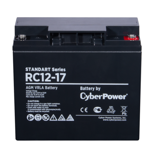 Аккумуляторная батарея SS CyberPower RC 12-17 / 12 В 17 Ач