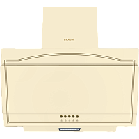 DHK60.1EL Вытяжки Graude/ 600 х 605-885 х 285, настенная вытяжка Classic, 550 м3/ч, управление Classic Control, фронт закаленное стекло, телескопический короб из нерж. стали, цвет античный белый, 3-ступенчатая регулировка мощности, 5-слойный алюминиевый ф