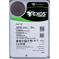 ST22000NM001E Жесткий диск/ RECERTIFIED HDD Seagate SATA3 22Tb Exos X22 7200 512Mb 1 year warranty (replacement ST20000NM002H, ST20000NM007D, ST18000NM000J, ST18000NM003D, ST16000NM000J, ST16000NM001G) RECERTIFIED