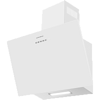 Dream50MGlassWhite Вытяжка MAUNFELD/ Наклонная вытяжка, 50 см, 850 м3/ч, механическое управление, цвет: белое стекло