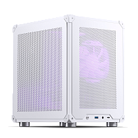 C6-ITXWhite Корпус без блока питания/ Case JONSBO C6-ITX, Micro-Tower, no fan, 1xUSB-A 3.0 + 1xUSB-C 3.1, mDTX, mITX White