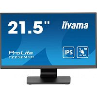 T2252MSC-B2 Монитор Iiyama 21.5" ProLite T2252MSC-B2 черный IPS LED 5ms 16:9 HDMI M/M глянцевая 250cd 178гр/178гр 1920x1080 60Hz DP FHD USB Touch 4.5кг
