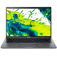 NX.JFWCD.002 Ноутбук/ ACER Aspire Go 14 AG14-71M-59G4 14"(1920x1200 (матовый) IPS)/Intel Core Ultra 5 125H(1.2Ghz)/16384Mb/512PCISSDGb/noDVD/Int:UMA/Cam/BT/WiFi/50WHr/war 1y/1.5kg/Iron/NoOS