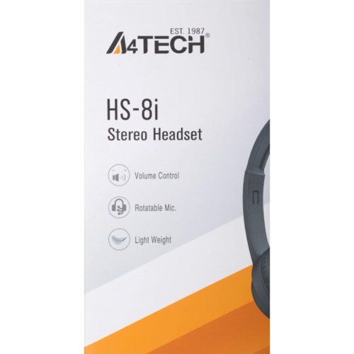 HS-8I Наушники с микрофоном A4Tech HS-8i черный 1.8м накладные оголовье фото 12 HS-8I Наушники с микрофоном A4Tech HS-8i черный 1.8м накладные оголовье фото 12