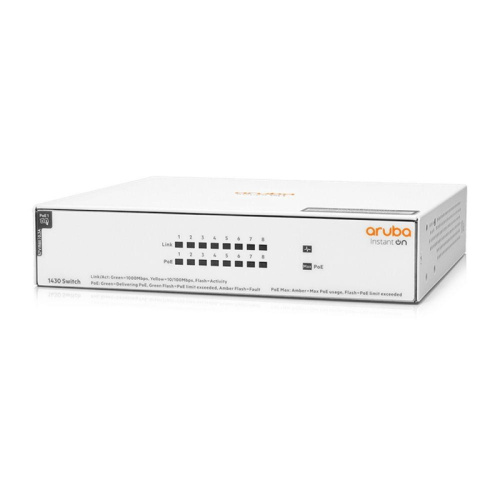 R8R46A Коммутатор HPE Aruba Instant On 1430 8G Class4 PoE 64W Switch Switch