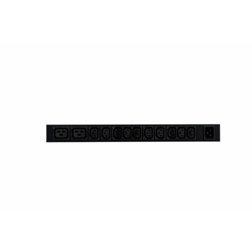 UP7821 БРП Uniprom, с мониторингом, 1U, 240В, 1Ф, 16A, 10xC13 2xC19, 2м, IEC320 C20 фото 2