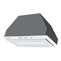 INBOX54W Вытяжка Kuppersberg/ Встраиваемая вытяжка, ширина 54 см, отвод/рециркуляция, 1000 м3/час, управление Soft Touch, 4 скорости, светодиодное освещение 1х13 Вт, металлические жироулавливающие фильтры, угольный фильтр (опция), цвет белый