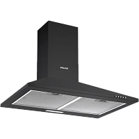 DHP50.0S Вытяжки Graude/ 500 х 580-960 х 475 мм, настенная купольная вытяжка, 450 м3/ч, управление Classic Control, нержавеющая сталь, телескопический короб черного цвета, 3-х ступенчатая регулировка мощности, 5-ти слойный алюминиевый фильтр, подсветка, у