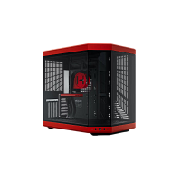 CS-HYTE-Y70-BR Корпус без блока питания/ Case HYTE Y70, Midi-Tower, TG, no fans, 2xUSB-A 3.2, 1xUSB Type-C, E-ATX, ATX, mATX, mITX Black Cherry