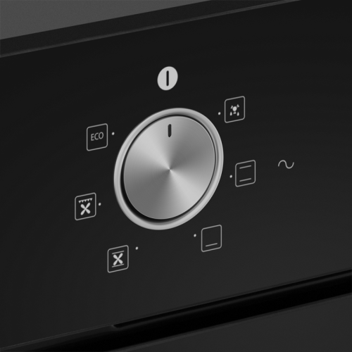 OEF606BK Шкаф духовой электрический HOMSair/ электрический, встраиваемый, механическое управление, 60 л., конвекция, гриль, таймер, черный фото 12